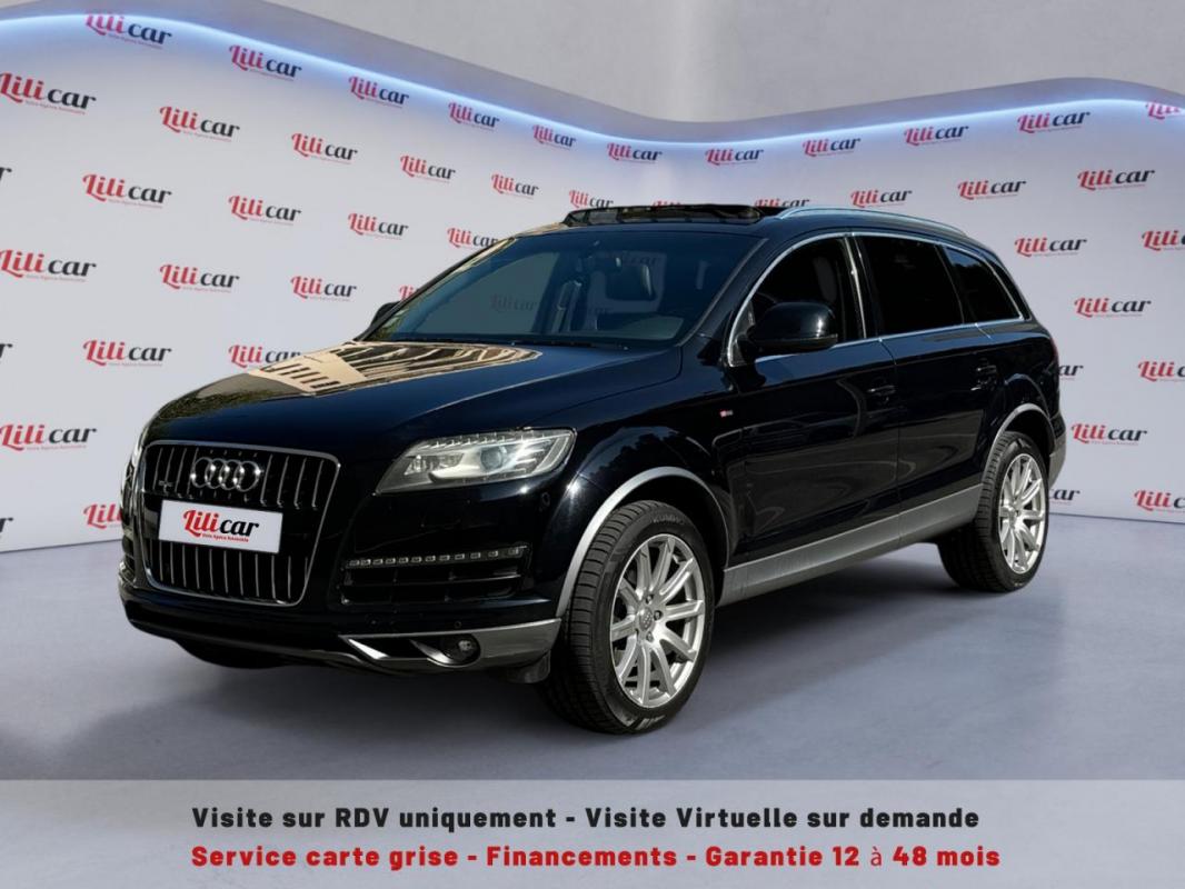 Audi Q7 - Quattro 3.0 V6 TDI DPF - 204 BVA Tiptronic 7pl S-Line GARANTIE 12 MOIS