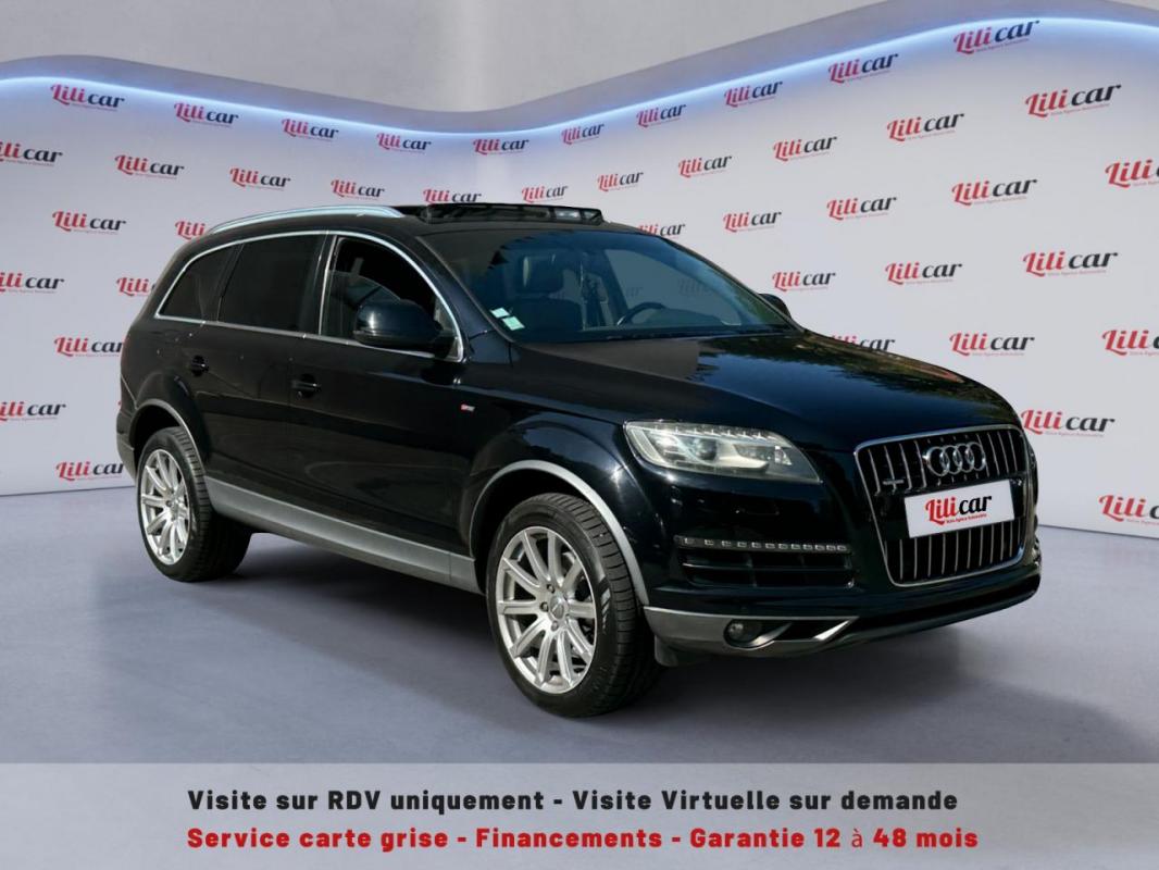 Audi Q7 - Quattro 3.0 V6 TDI DPF - 204 BVA Tiptronic 7pl S-Line GARANTIE 12 MOIS